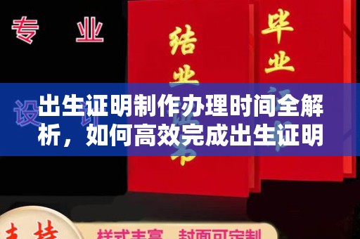 桐城出生证明制作办理时间全解析，如何高效完成出生证明申请？