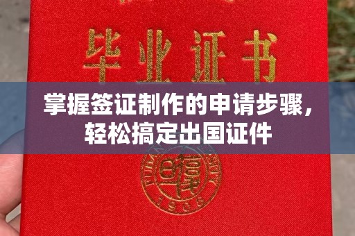 凤凰掌握签证制作的申请步骤，轻松搞定出国证件