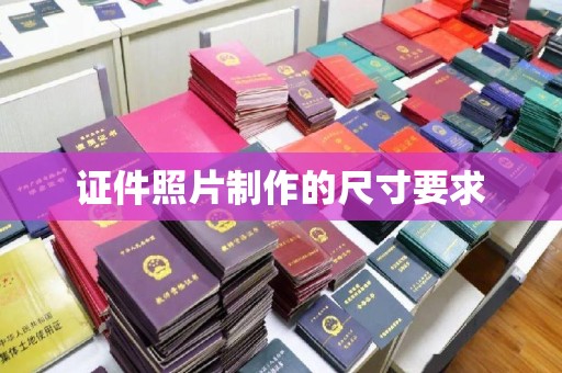 芗城证件照片制作的尺寸要求